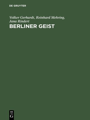 cover image of Berliner Geist